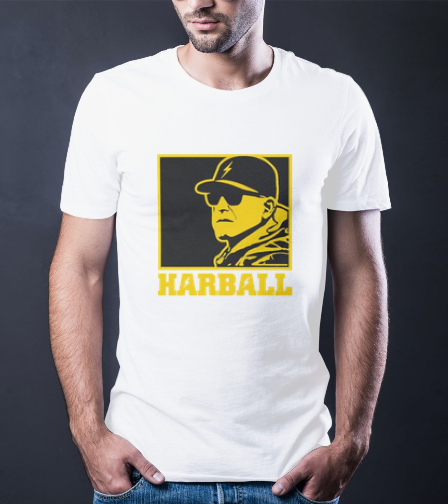Chargers Harball NFL Royal Jim Harbaugh Los Angeles T-Shirt
