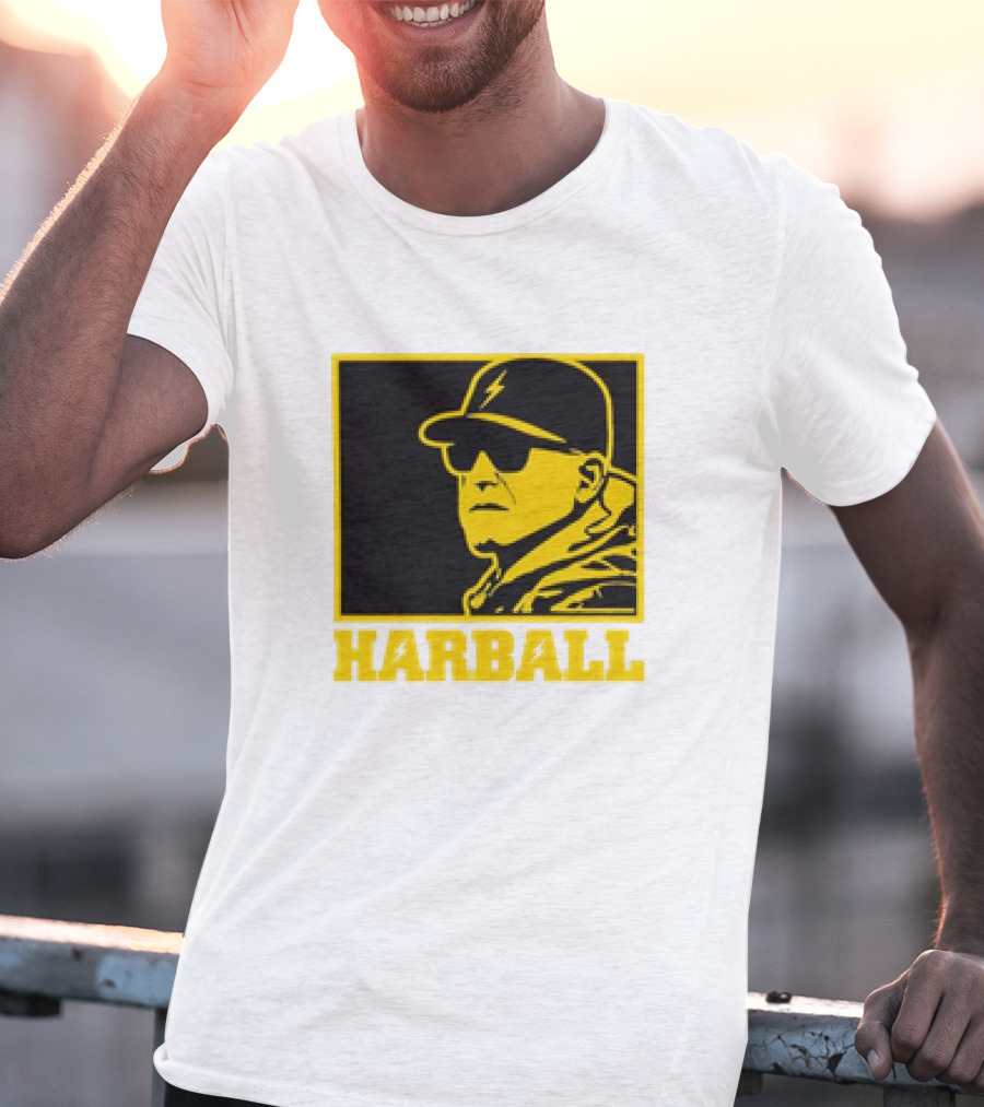 Chargers Harball NFL Royal Jim Harbaugh Los Angeles T-Shirt