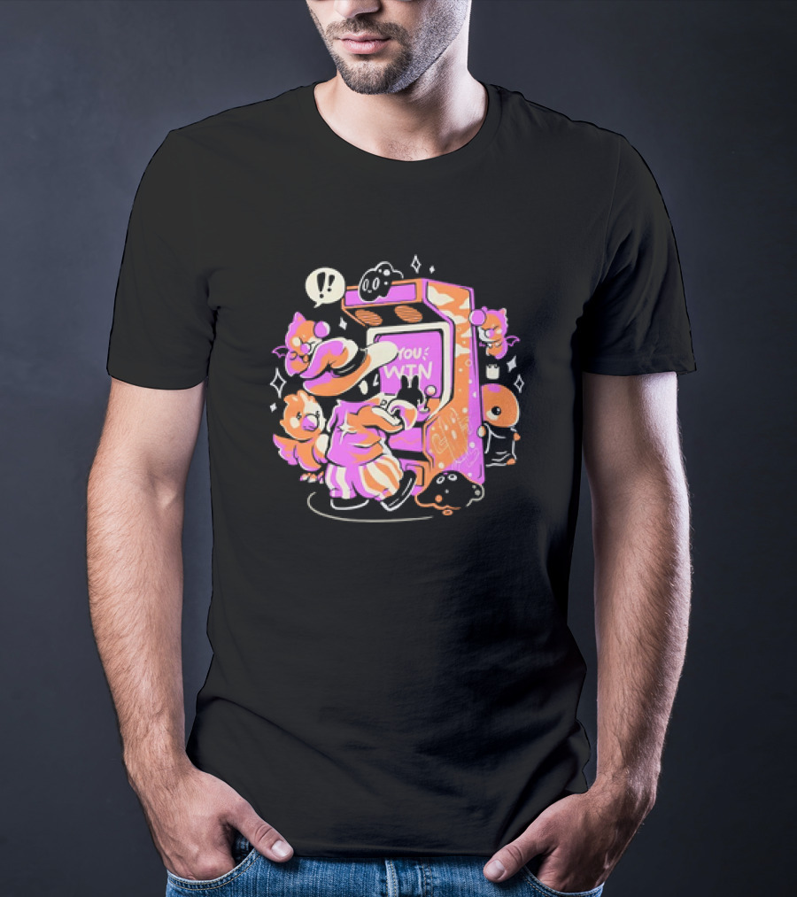 Arcade Adventure With Vivi And Friends Victory T-Shirt