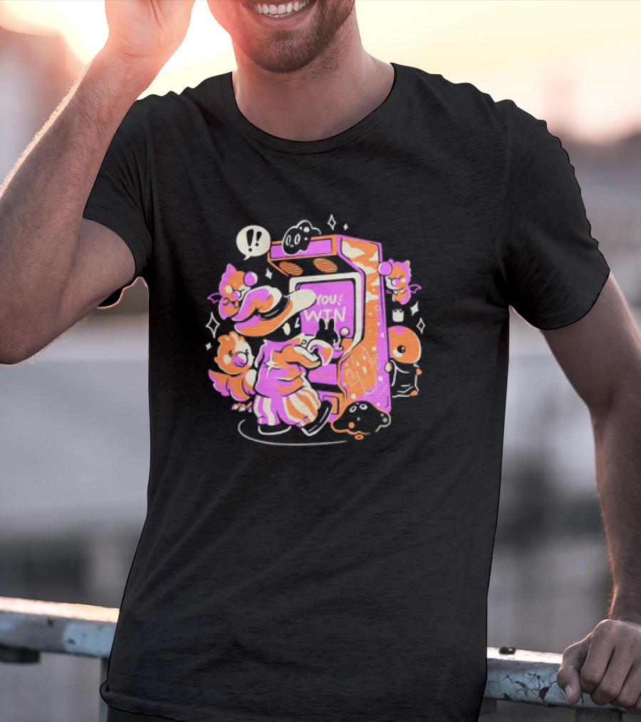 Arcade Adventure With Vivi And Friends Victory T-Shirt
