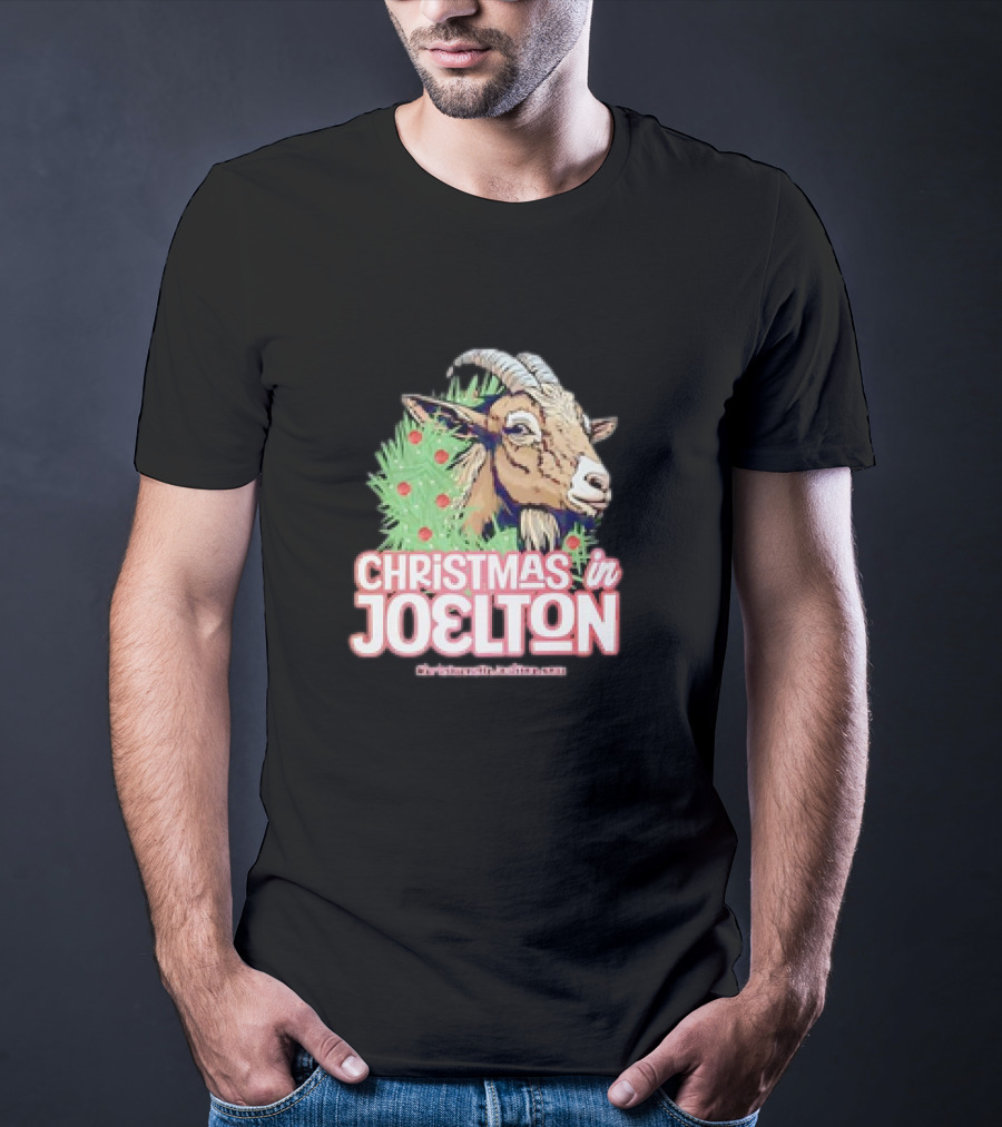 Christmas In Joelton Funny Goat Christmas T-Shirt