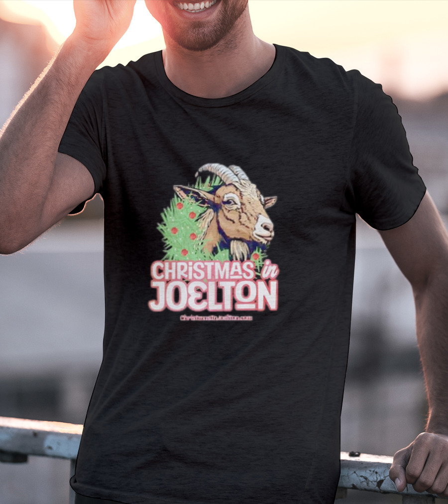 Christmas In Joelton Funny Goat Christmas T-Shirt
