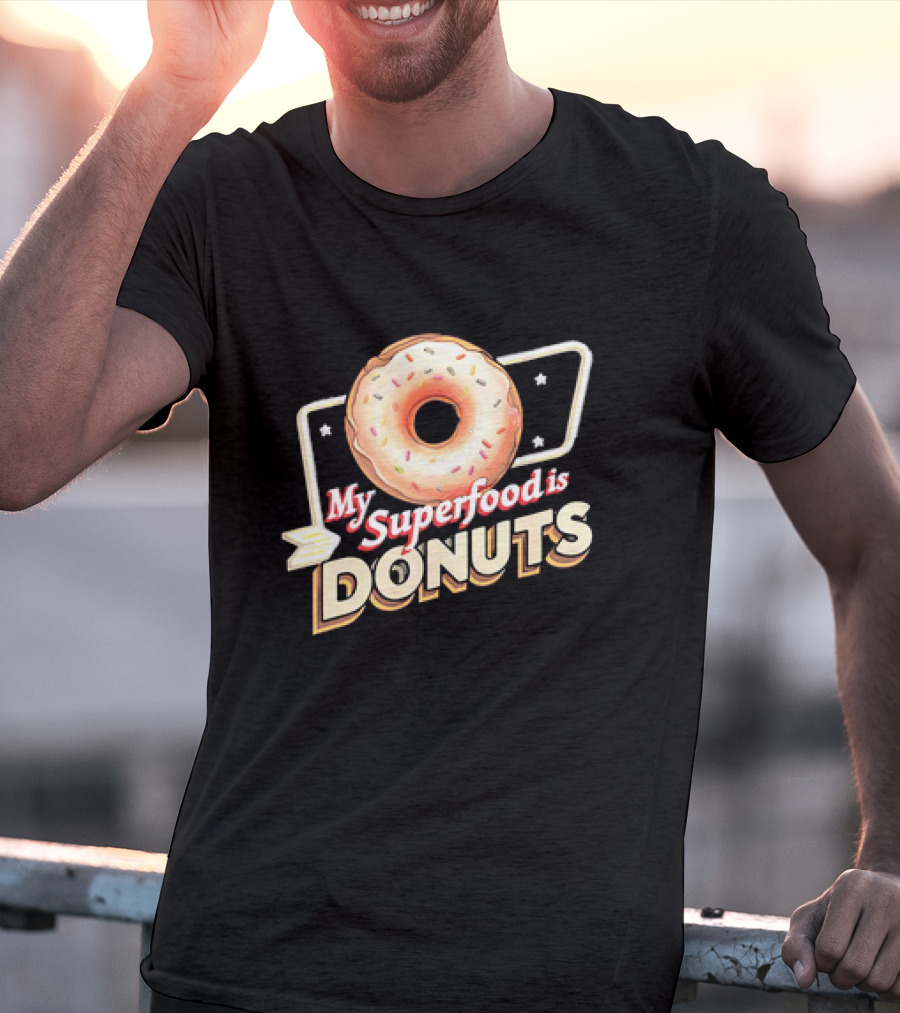 My Superfood Is Donuts Vintage T-Shirt