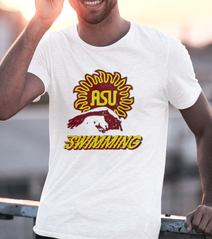ASU Swimming Sun Devil Logo Dive Team T-Shirt