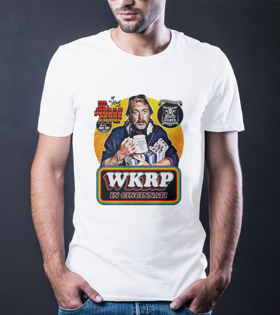Dr Johnny Fever WKRP In Cincinnati Rock And Roll James Coffee Radio Mug T-Shirt