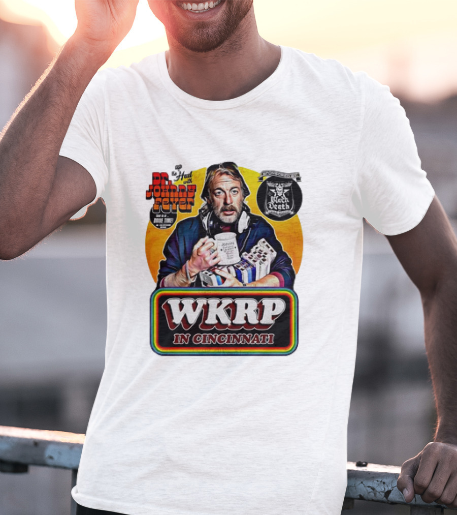 Dr Johnny Fever WKRP In Cincinnati Rock And Roll James Coffee Radio Mug T-Shirt