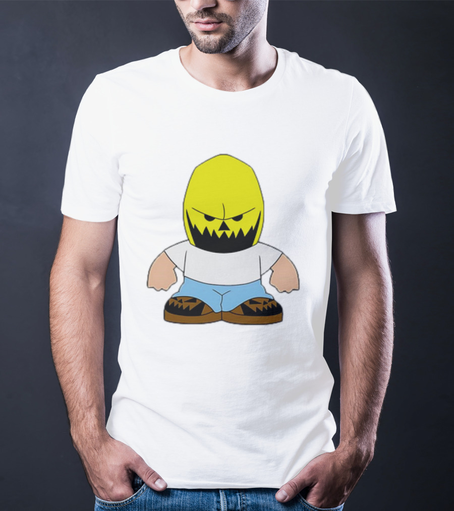 Dude Babbitt Revived Yellow Masked Cartoon Character T-Shirt