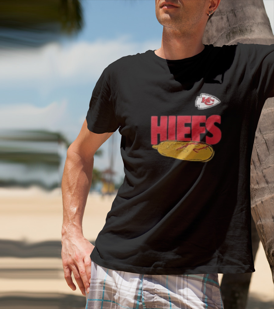 Kansas City Chiefs Hometown Hiefs Hotdog T-Shirt