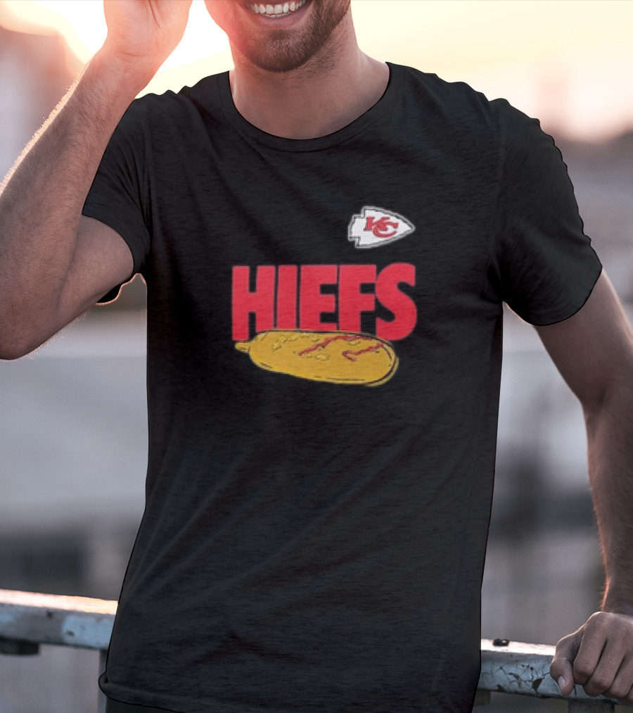 Kansas City Chiefs Hometown Hiefs Hotdog T-Shirt