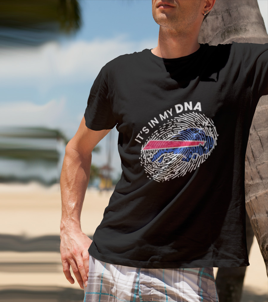 Buffalo Bills It's In My DNA Fingerprint T-Shirt