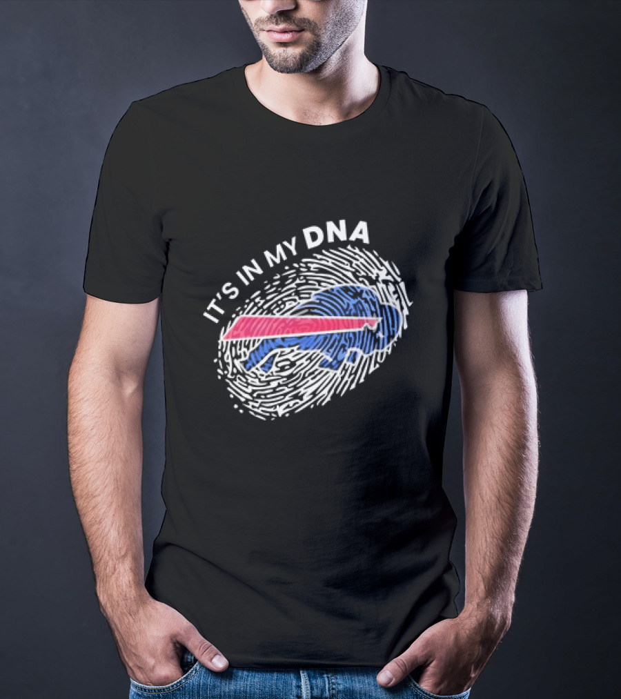 Buffalo Bills It's In My DNA Fingerprint T-Shirt