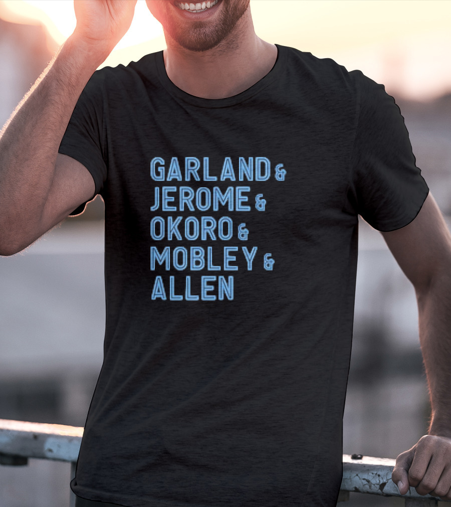 Garland Jerome Okoro Mobley Allen Cleveland Basketball 24-25 T-Shirt