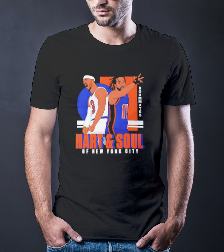 Hart And Soul Dynamic Roommates Of New York City Basketball T-Shirt