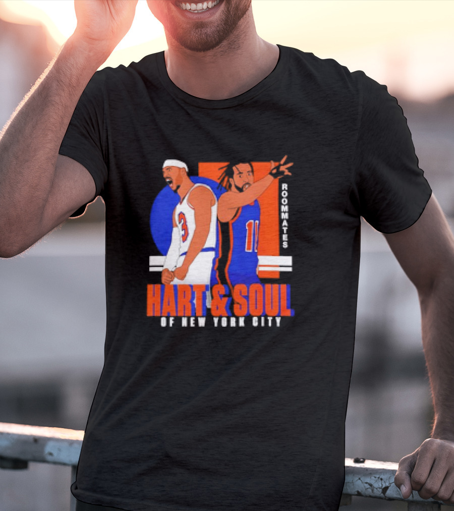 Hart And Soul Dynamic Roommates Of New York City Basketball T-Shirt
