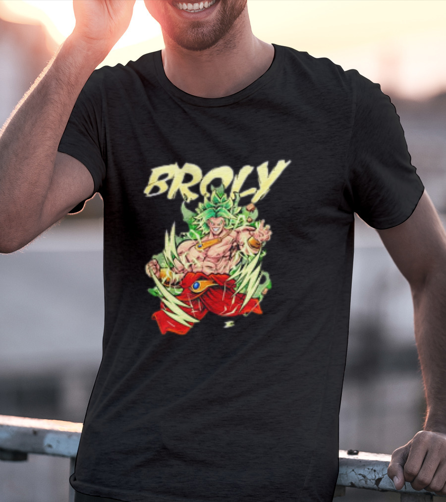Broly Legendary Warrior Anime Super Saiyan Power Display T-Shirt