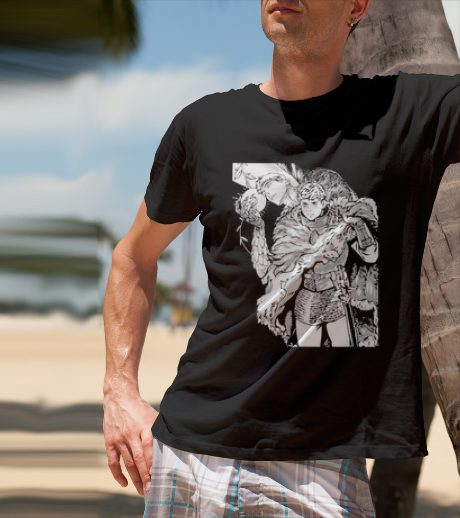Tasty In Dungeon Anime Knight Fantasy Adventure Scene T-Shirt