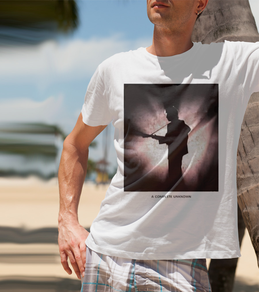 A Complete Unknown Retro Silhouette Illuminated Stage Presence T-Shirt