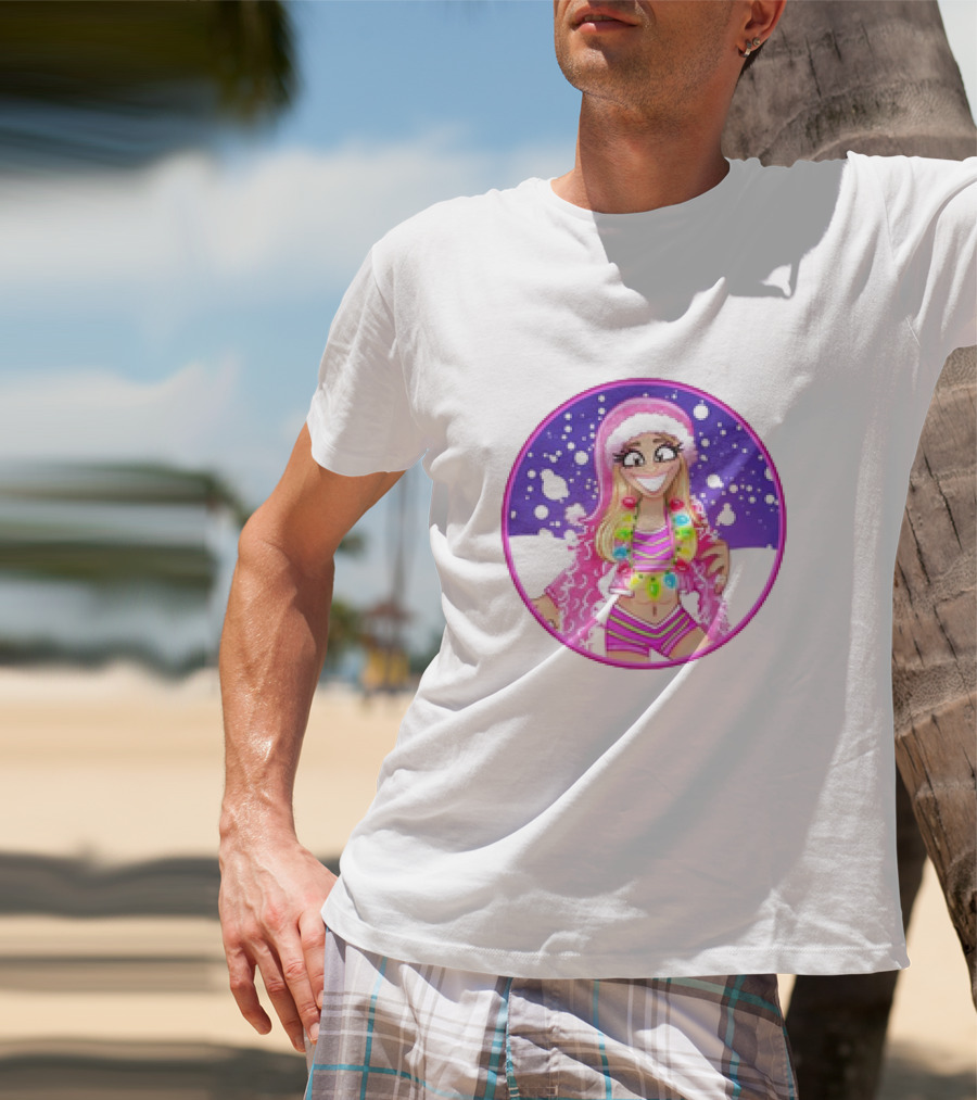 Brittnie Brooks Merry Brittmas Cartoon Holiday T-Shirt