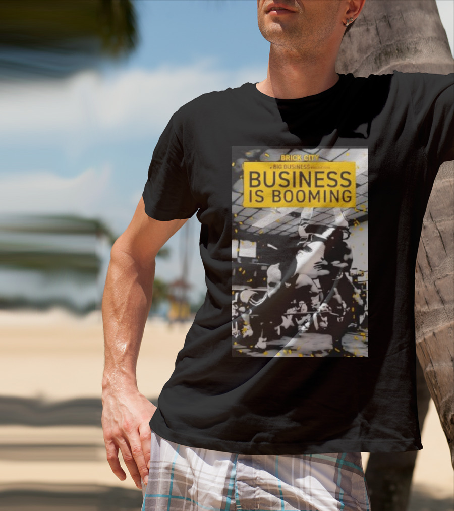 Brick City Business Is Booming Wrestling Action Scene T-Shirt