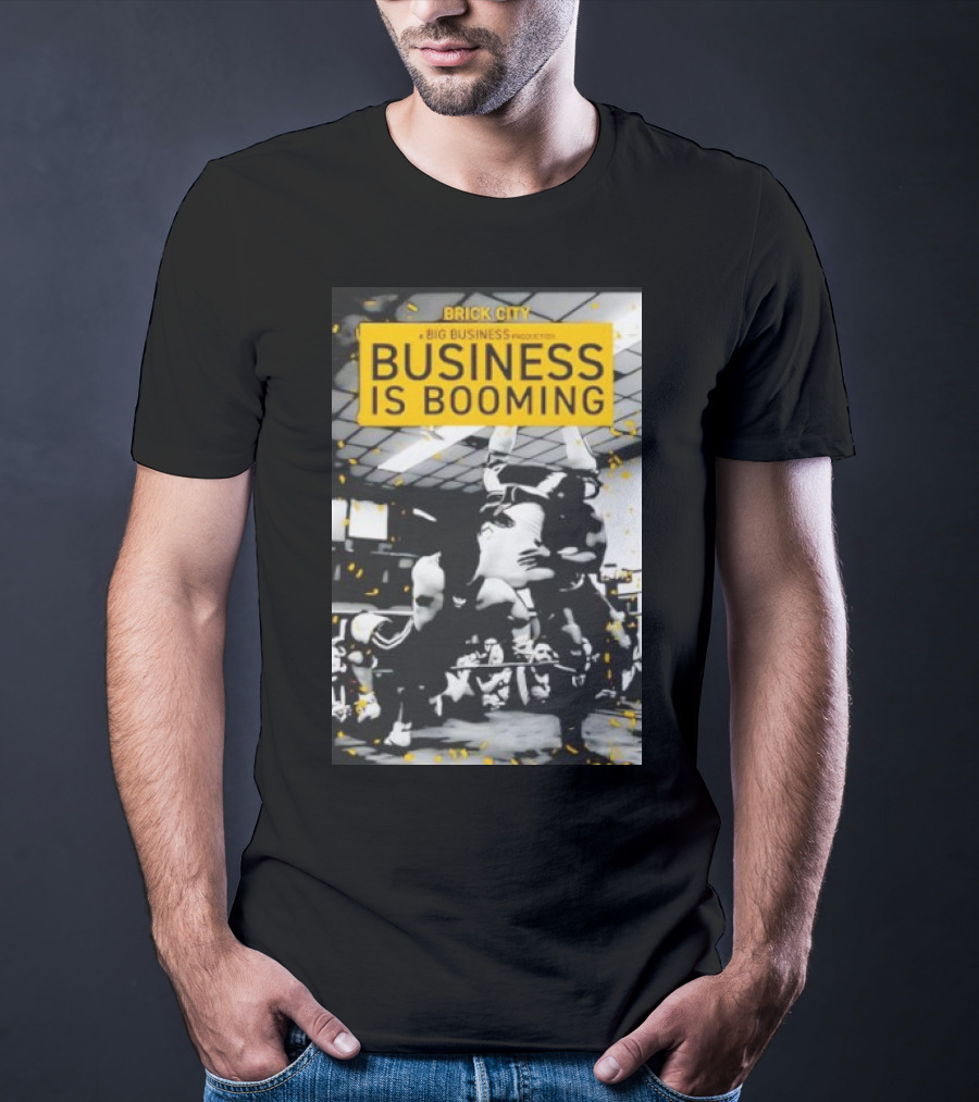 Brick City Business Is Booming Wrestling Action Scene T-Shirt