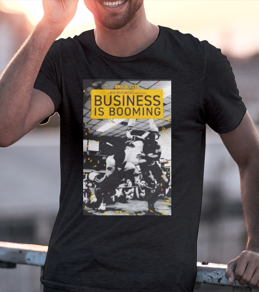 Brick City Business Is Booming Wrestling Action Scene T-Shirt