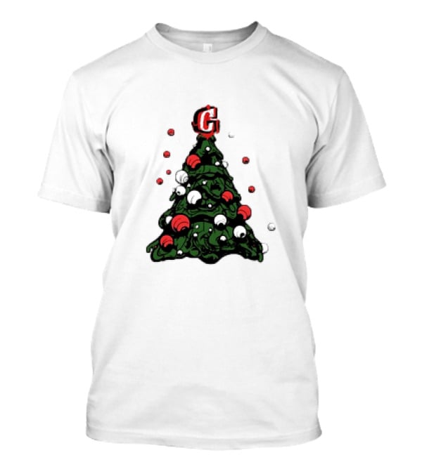 Graffiti Christmas Tree Santa Ornament G Topper T-Shirt