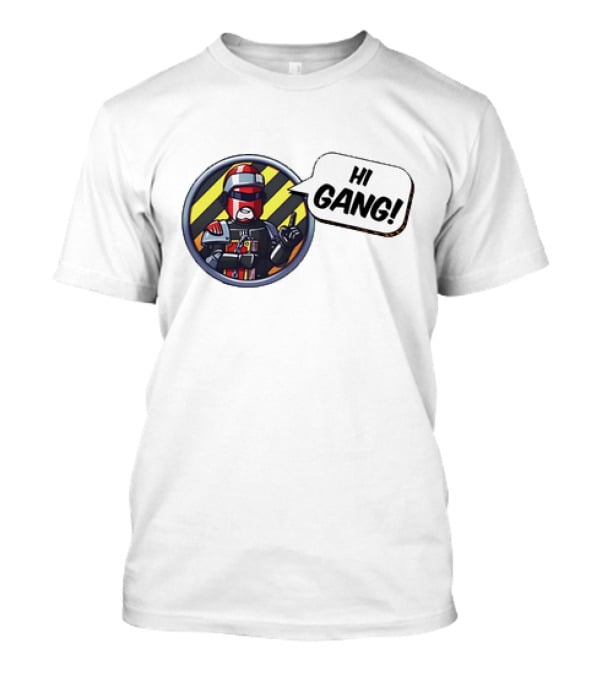 Arbitor Ian Hi Gang Iconic Armor Speech Bubble T-Shirt