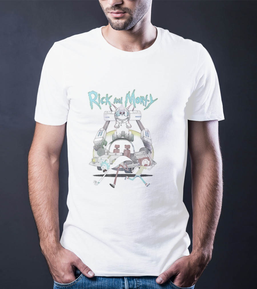 Rick And Morty Lawnmower Dog Vintage T-Shirt