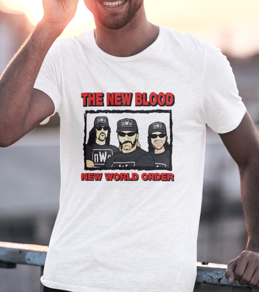 The New Blood NWo New World Order Group Homage T-Shirt