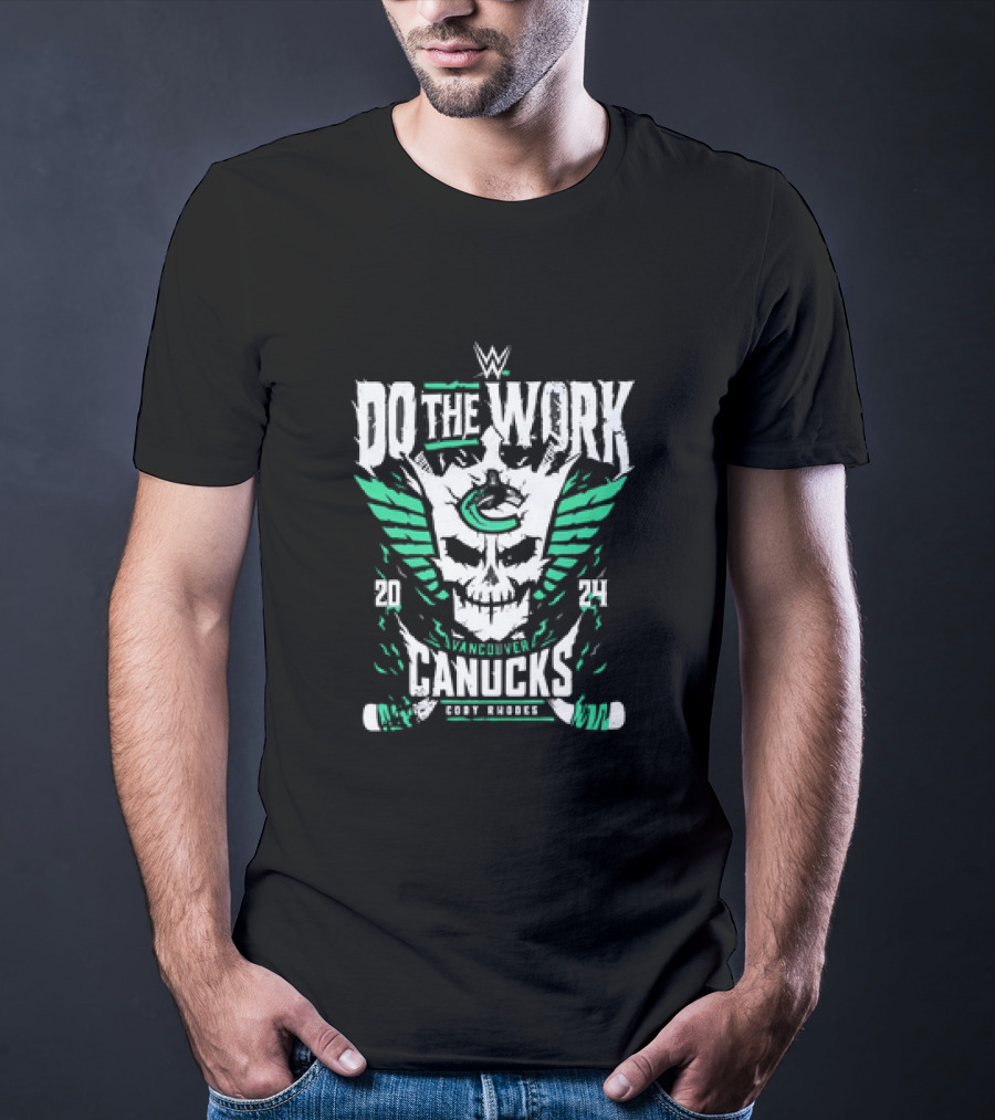WWE Cody Rhodes Do The Work Vancouver Canucks T-Shirt