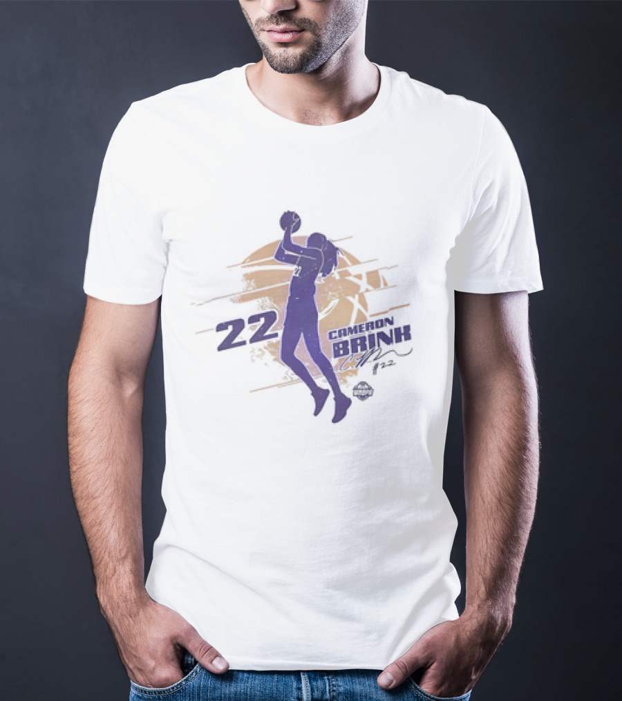 Cameron Brink Los Angeles Sparks Basketball Number 22 Vintage T-Shirt