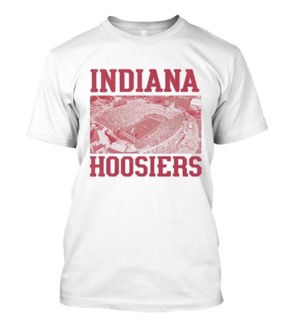 Indiana Hoosiers Stadium Aerial View T-Shirt