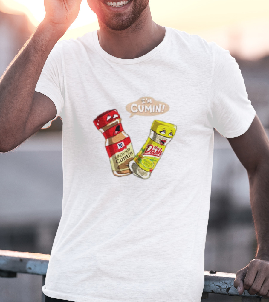 I'm Cumin Cartoon Meme Spice Bottles T-Shirt