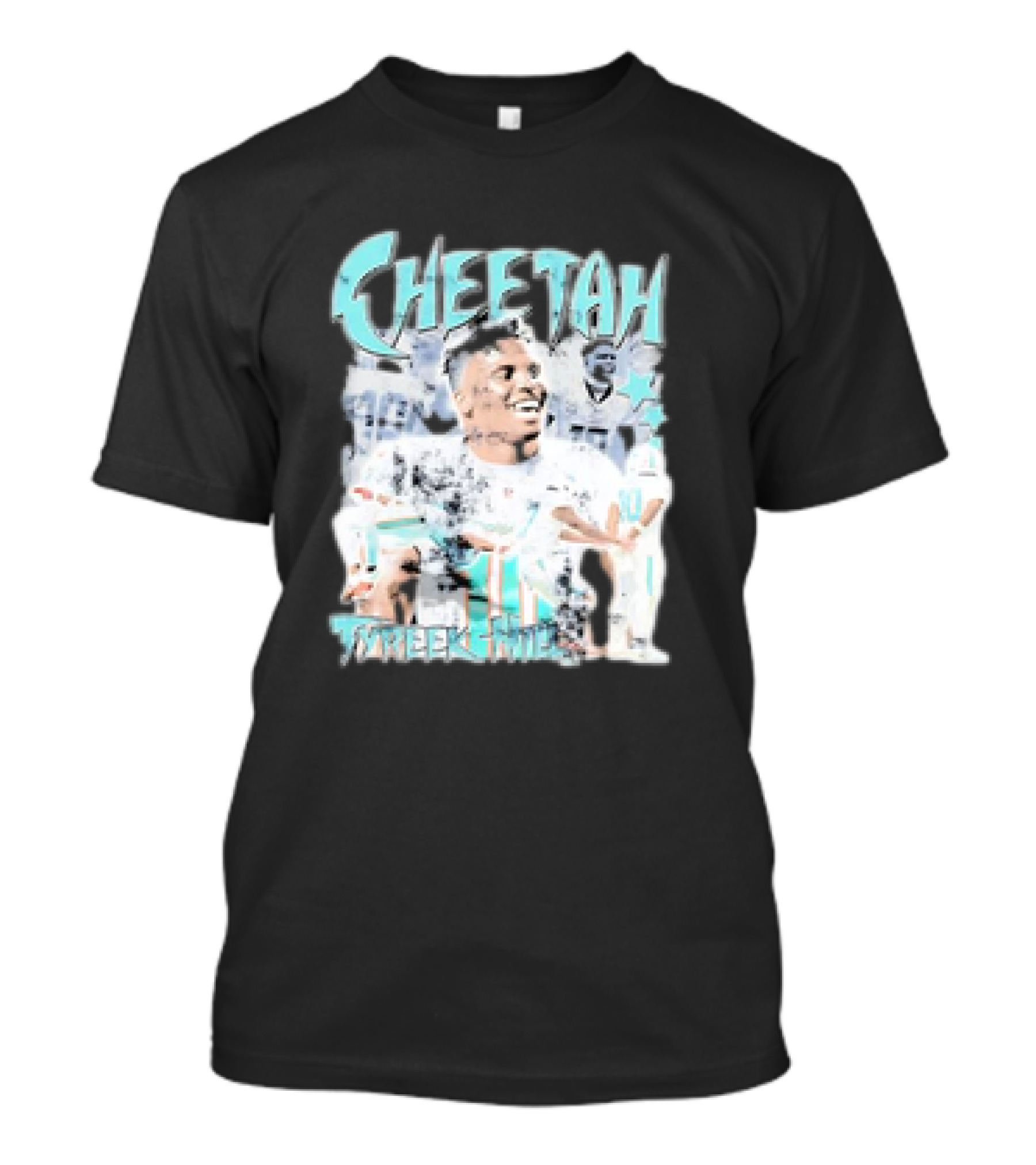 Cheetah Tyreek Hill Football Retro T-Shirt