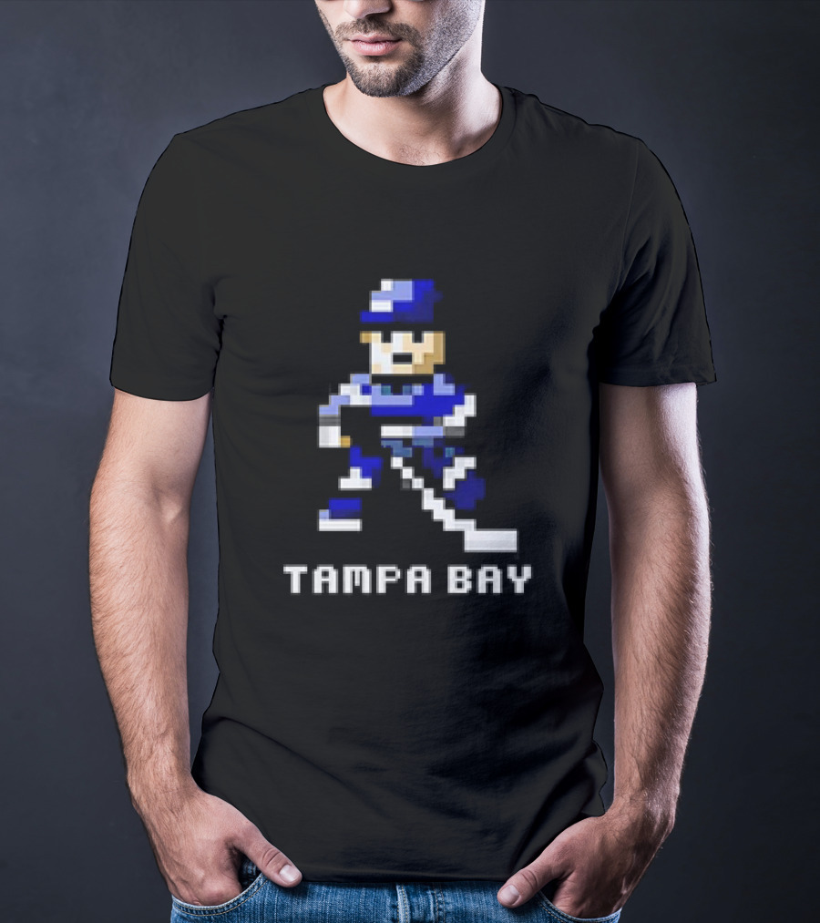 Tampa Bay 8 Bit Hockey Player T-Shirt