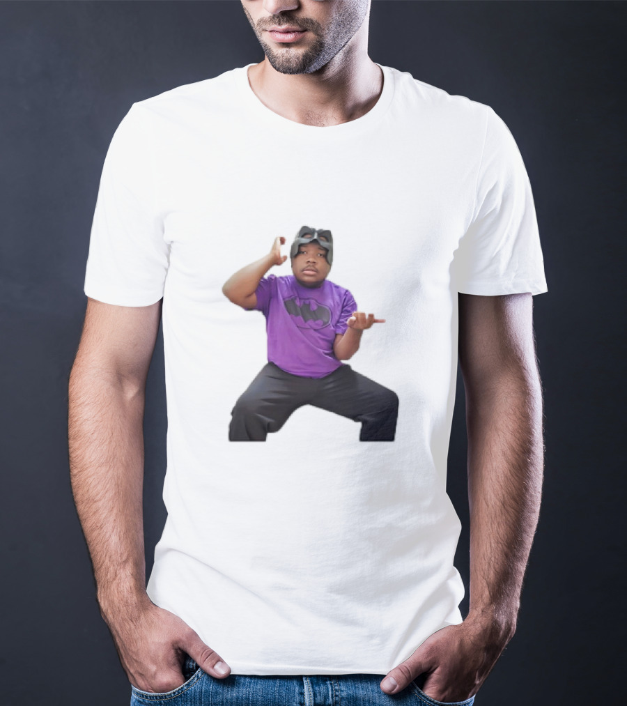 Darius Tiktok Autism Irisa Classic Batman Mask And Pose T-Shirt