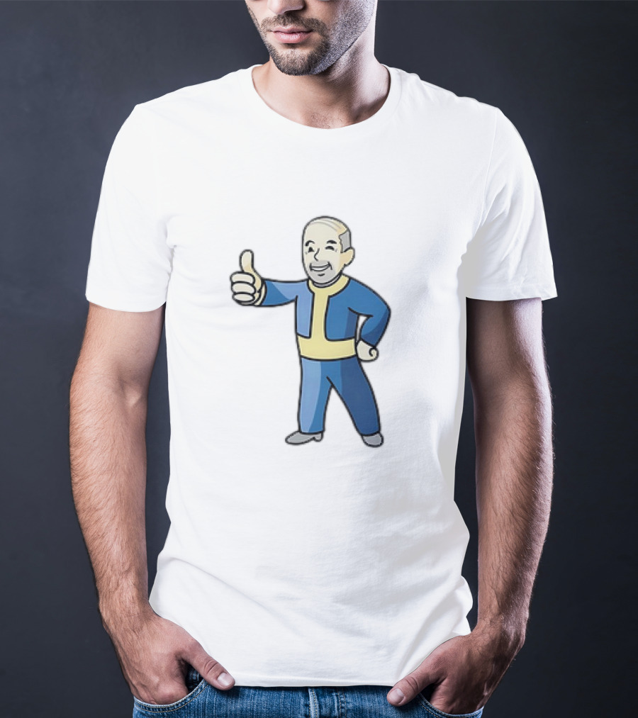 Vault Boy Nate Fallout Cartoons T-Shirt