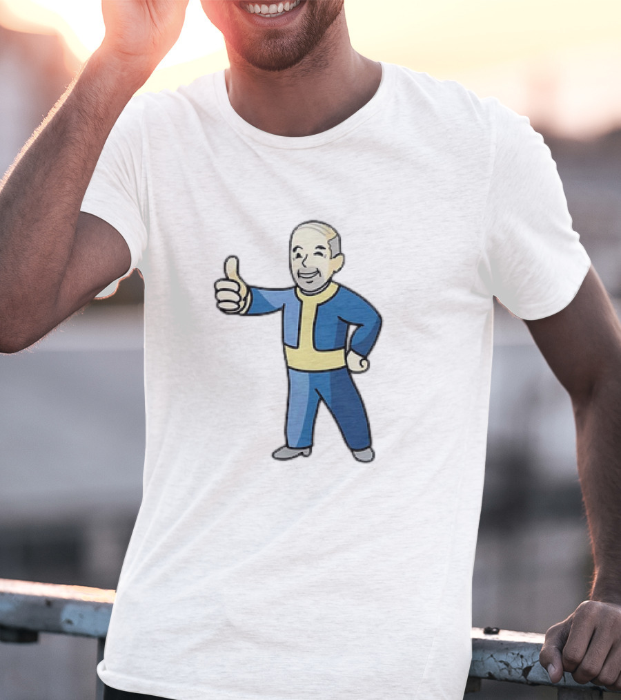 Vault Boy Nate Fallout Cartoons T-Shirt