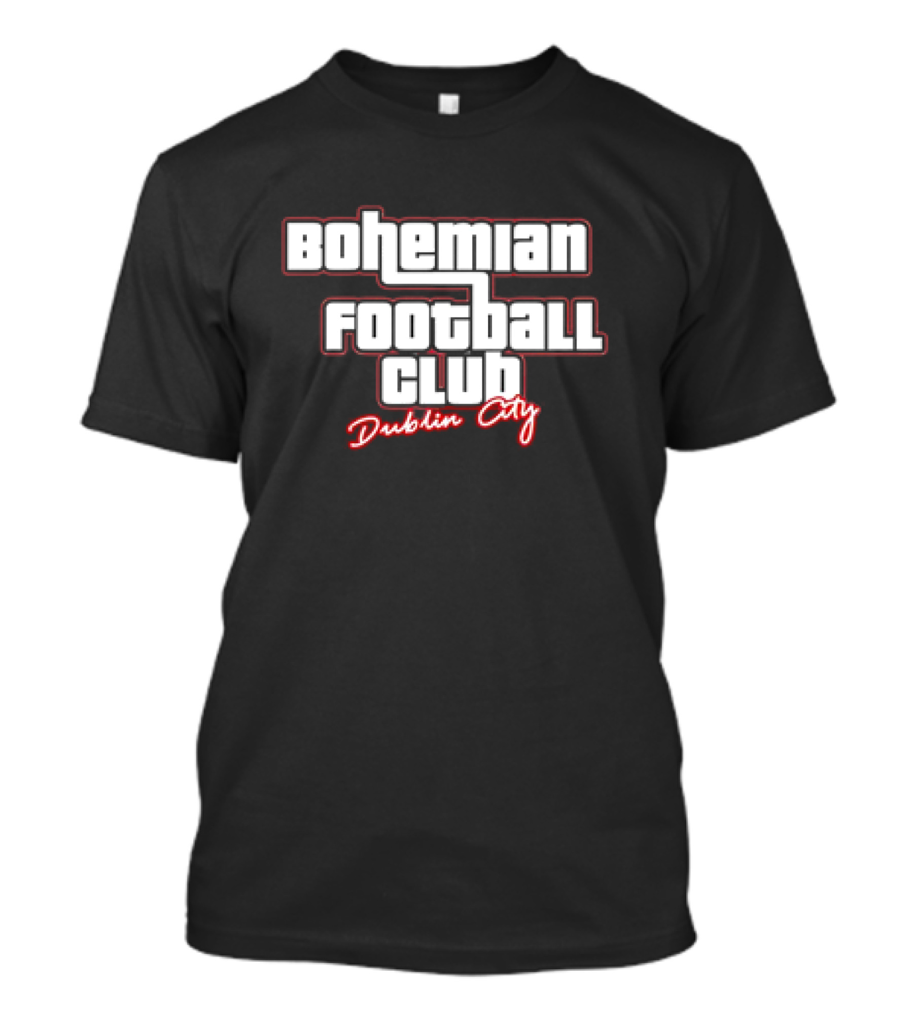 Bohemian Football Club Dublin City Text T-Shirt