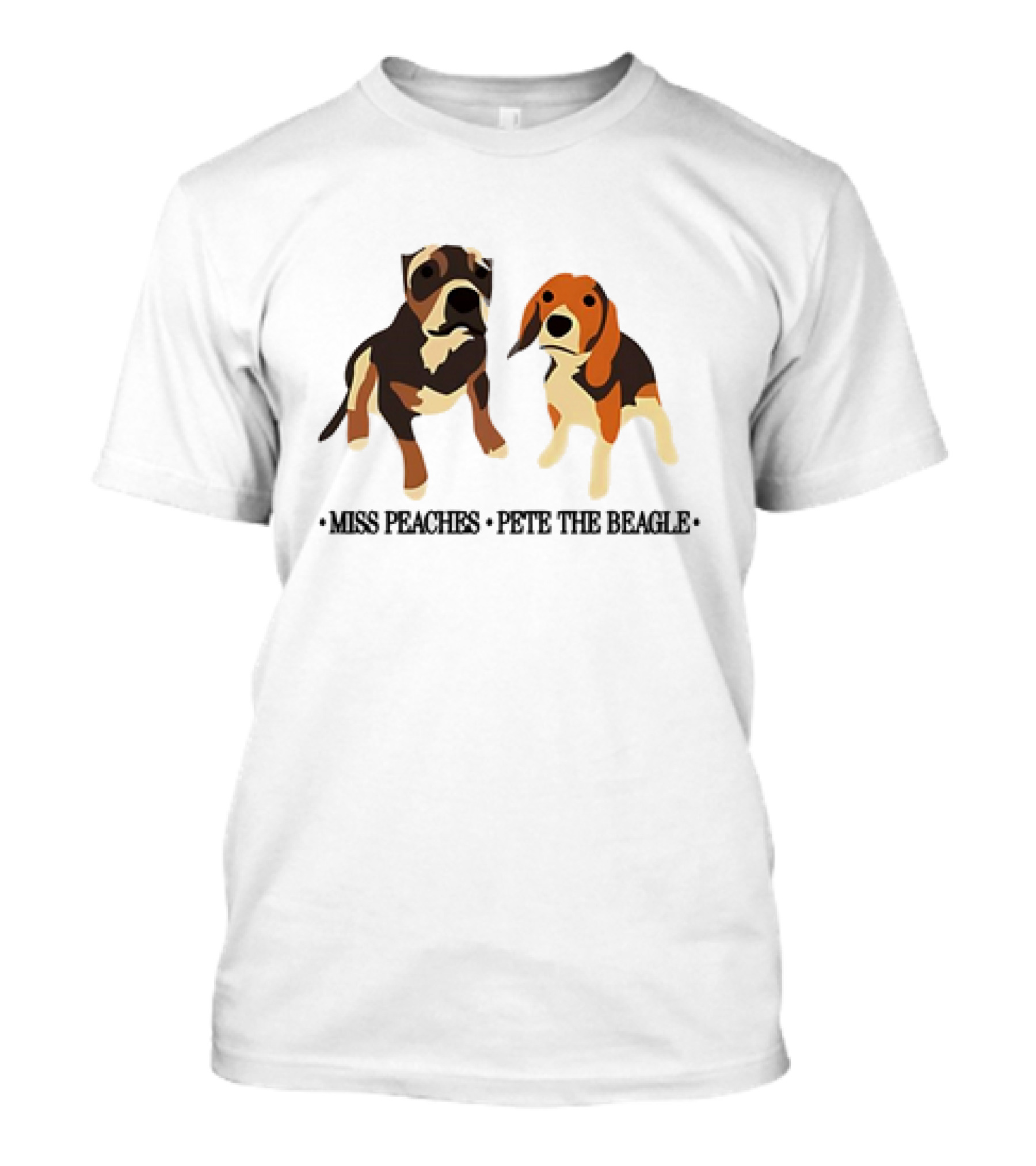 Miss Peaches And Pete The Beagle Duo T-Shirt