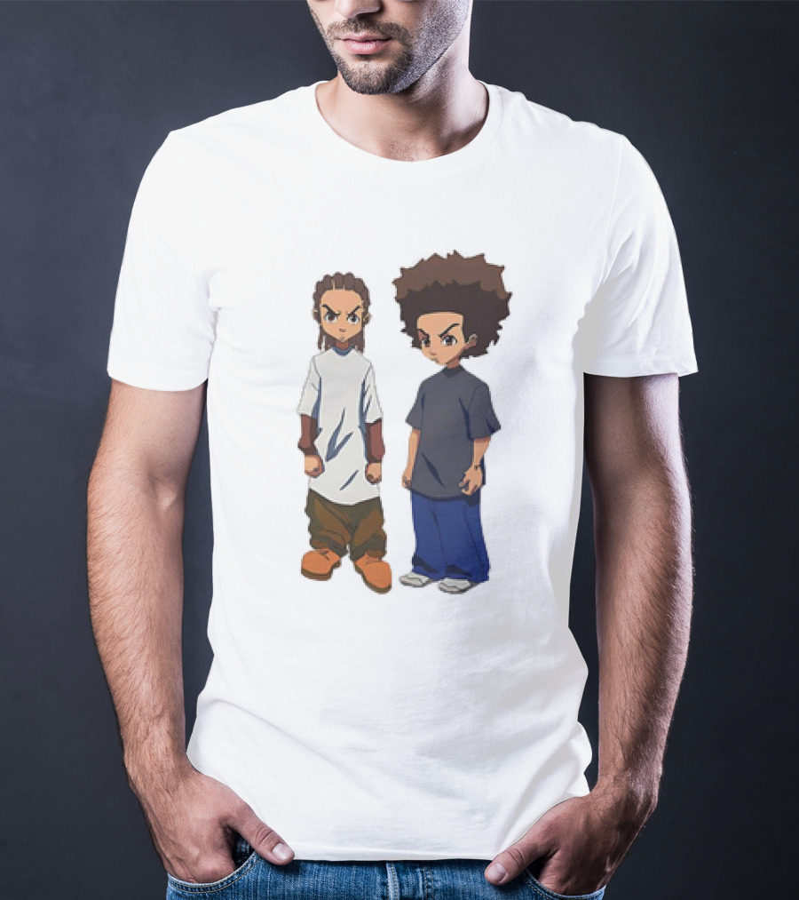 The Boondocks Huey And Riley Duo T-Shirt