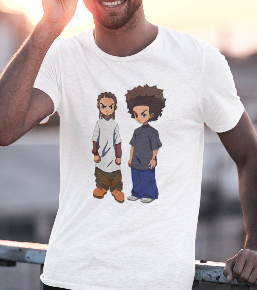 The Boondocks Huey And Riley Duo T-Shirt