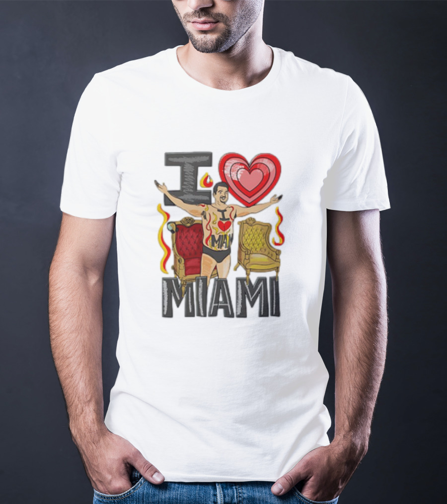 Dan Speedo I Love Miami The Dan LeBatard Show T-Shirt