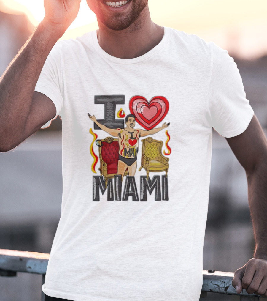 Dan Speedo I Love Miami The Dan LeBatard Show T-Shirt