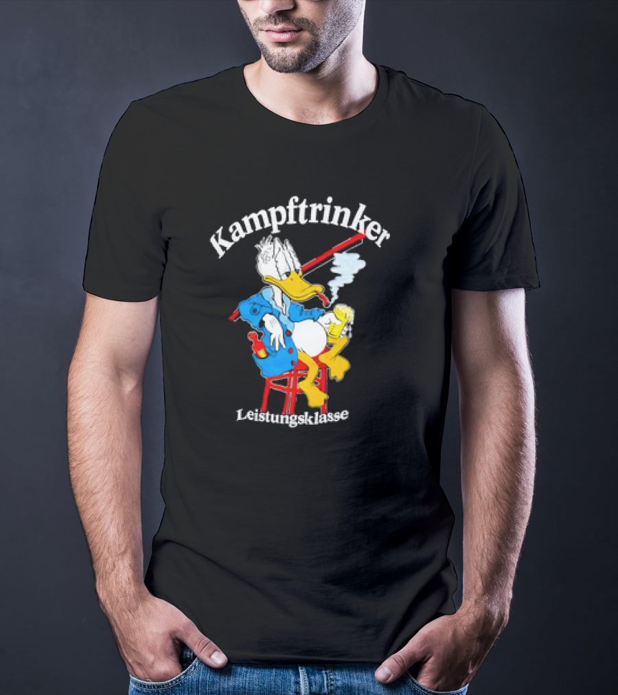 Kampftrinker Leistungsklasse Donald Duck Retro T-Shirt