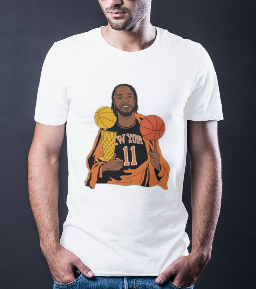 New York 11 Big Knick Energy Brunshym Basketball Trophy T-Shirt