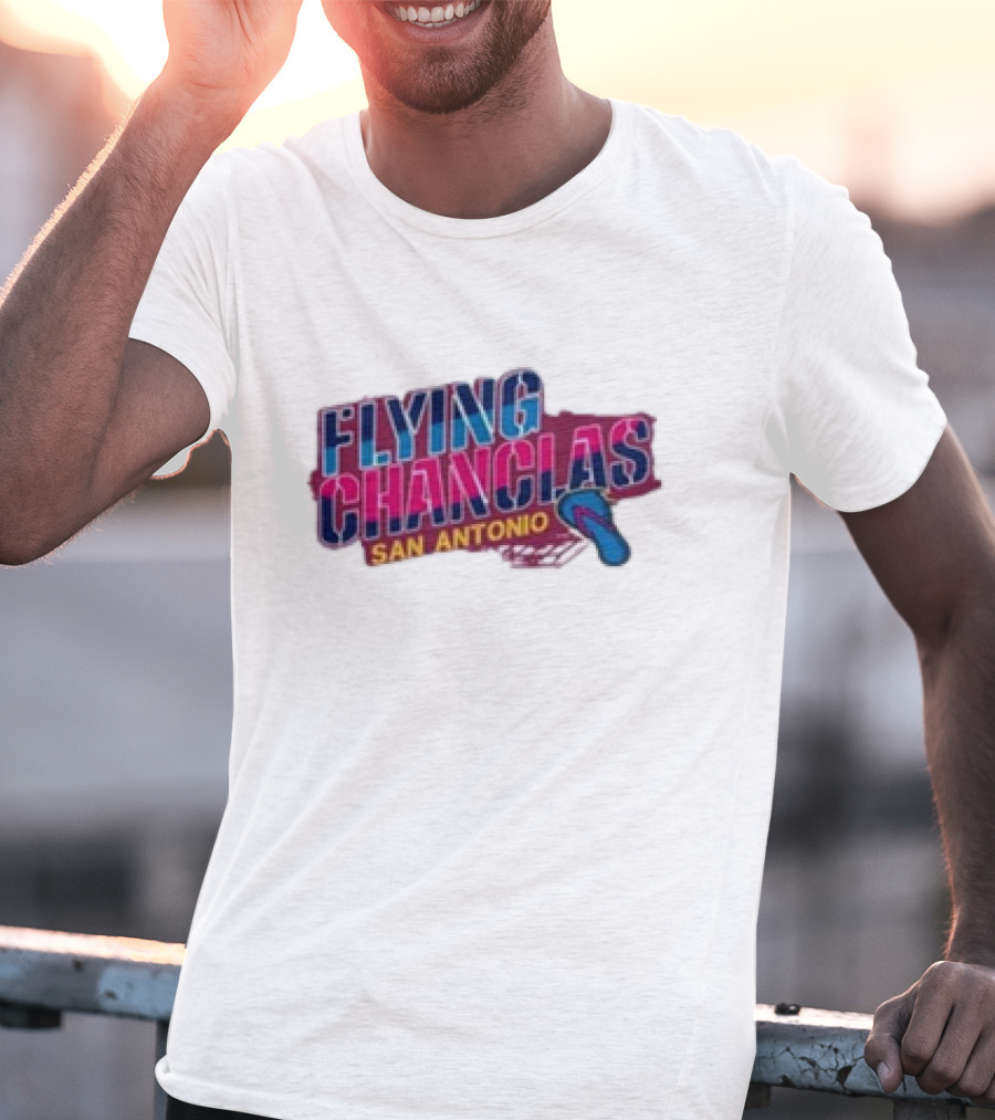 Flying Chanclas San Antonio Pink San Antonio Missions T-Shirt