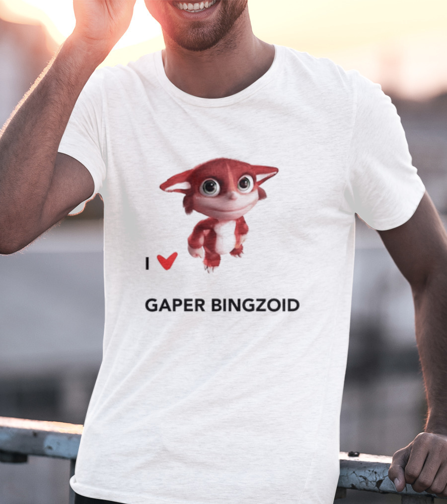 I Love Gaper Bingzoid Cute Red Creature T-Shirt