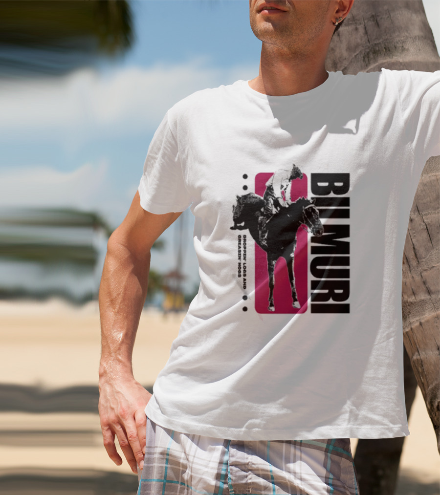 Bilmuri Horse Dropzn Logs And Greasin’ Hogs Riding T-Shirt
