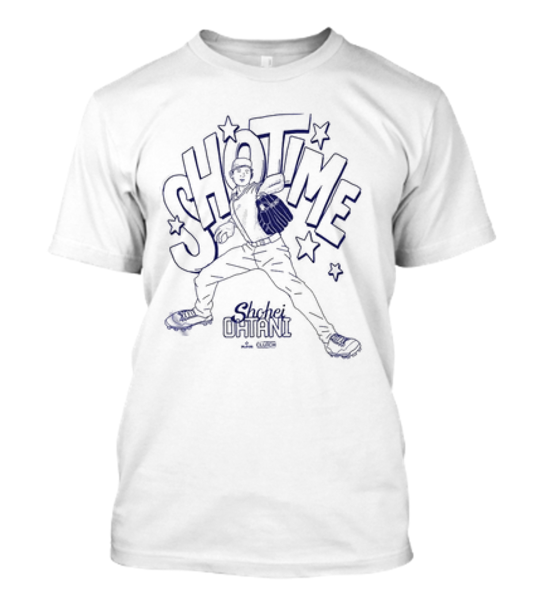 Showtime Shohei Ohtani Baseball Pitching Star T-Shirt